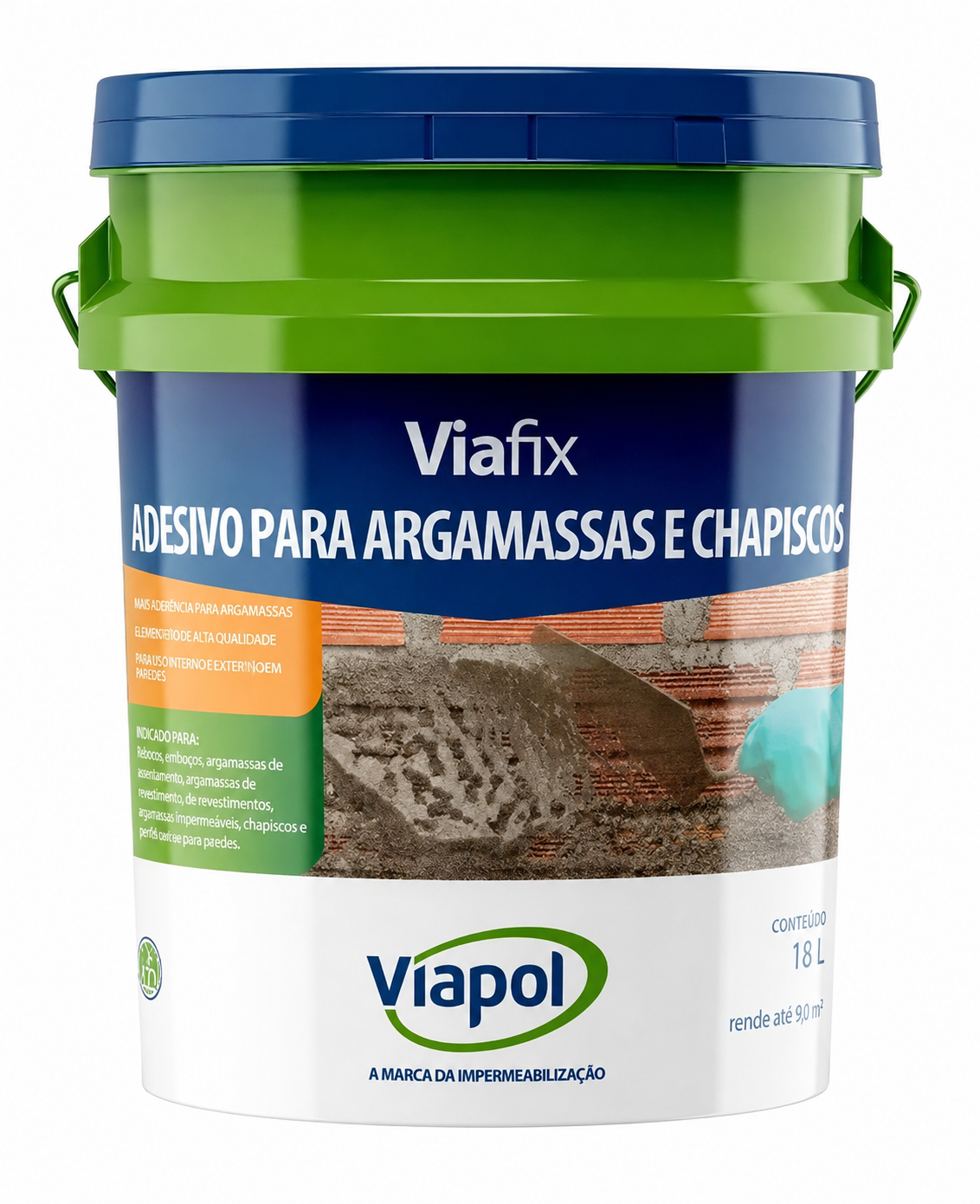 ADESIVO PARA CHAPISCO E ARGAMASSA VIAFIX 18L VIAPOL