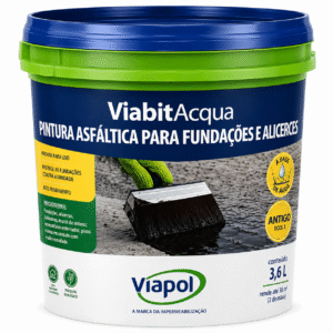PINTURA ASFALTICA VIABIT ACQUA 3,6L VIAPOL