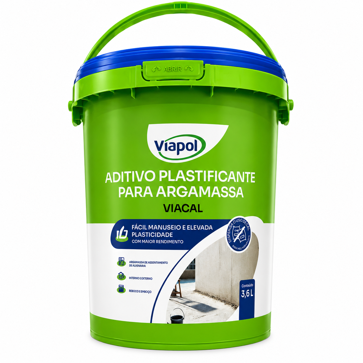 ADITIVO PLASTIFICANTE VIACAL 3,6L VIAPOL