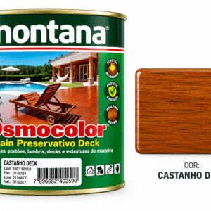 OSMOCOLOR STAIN CASTANHO UV DECK 3,6L MONTANA