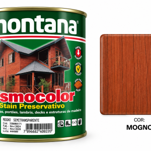OSMOCOLOR STAIN MOGNO SEMITRANSPARENTE 900ML MONTANA