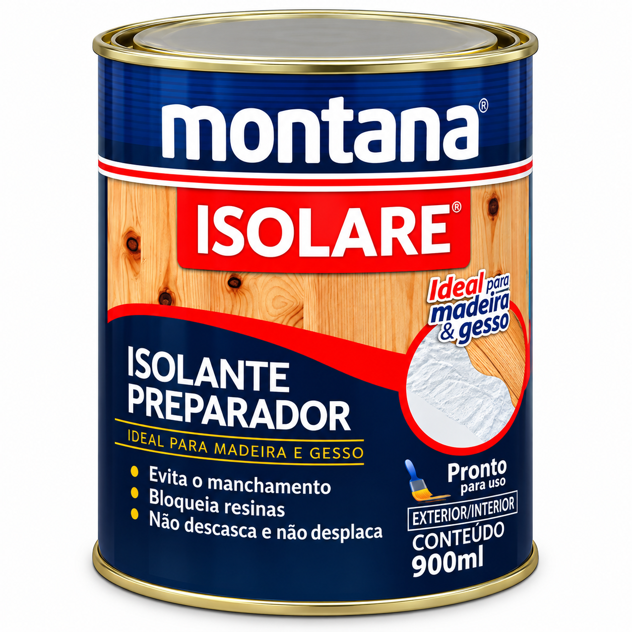VERNIZ ISOLARE BLOQUEADOR DE RESINA 900ML MONTANA